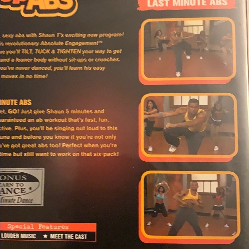 Hip Hop ABS LAST MINUTE ABS 5 minute Workout DVD. - Picture 5 of 5